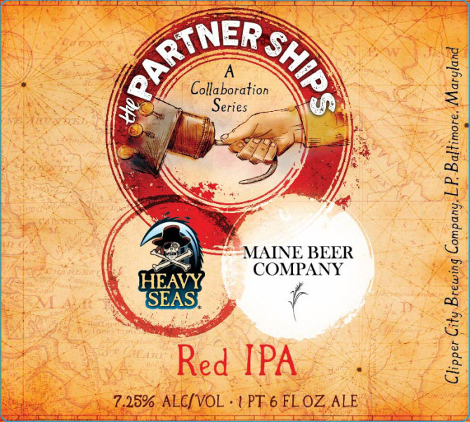 Heavy Seas Partner Ships Red IPA with Maine Beer Company