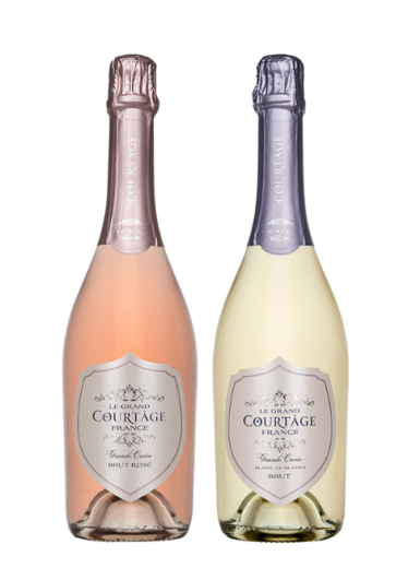 le grand courtage rose and blanc le grand courtage rose and blanc